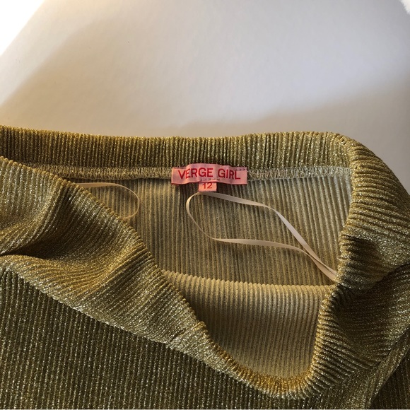 Verge Girl Rising Star Glitter Mini Skirt - Picture 3 of 8